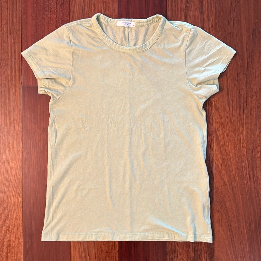 Rag & Bone Tee in Mint Green